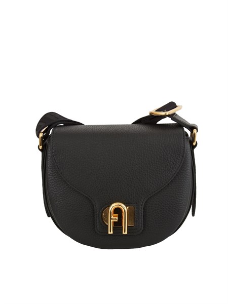 borsa a tracolla furla lotus in pelle martellata nera wb01491bx3916