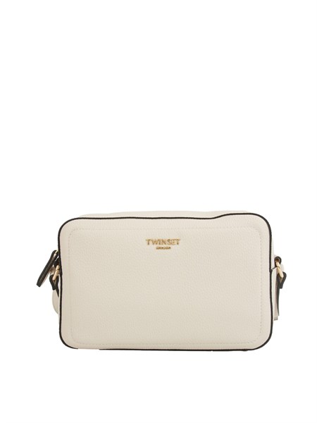 borsa a tracolla twinset in ecopelle beige 252tb7061