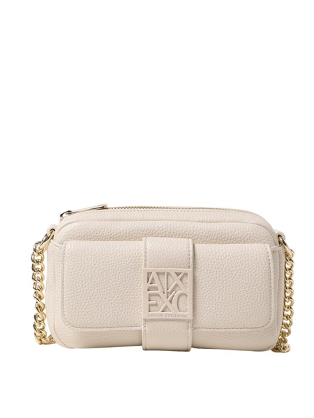 borsa armani exchange donna in ecopelle beige xw000324af11902