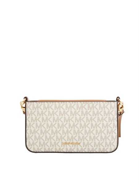 borsa bryant di michael michael kors in pelle saffiano panna logo 32s5gytu0b