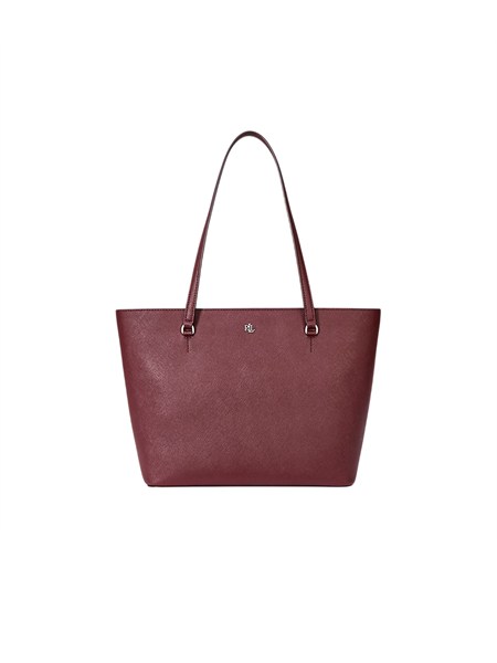 borsa karly lauren ralph lauren in pelle bordeaux karly431924351026