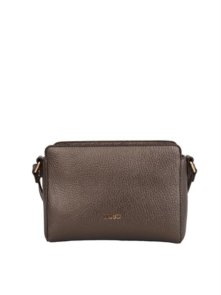 borsa liu jo donna in ecopelle martellata marrone lucido af5161e0027