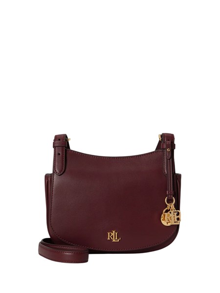 borsa marcy lauren ralph lauren in pelle bordeaux marcy431p06070005
