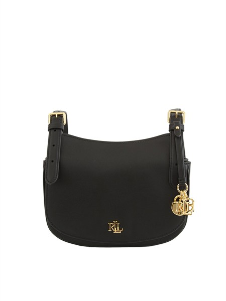 borsa marcy ralph lauren in pelle nera marcy431p06070002