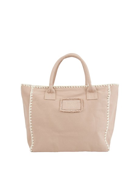 borsa shopper banana moon cotone beige setacarlina