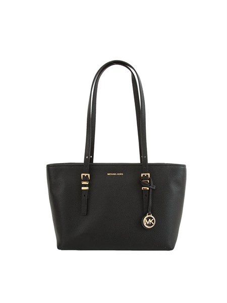 borsa tote quinn michael michael kors in pelle nera 30t5gqnt2l