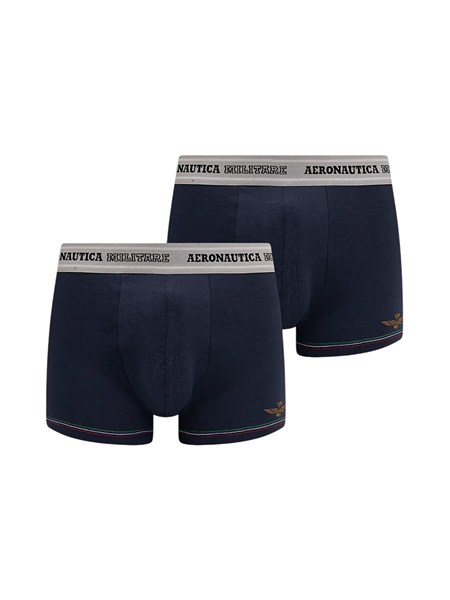 boxer 2pack aeronautica militare in cotone blu am1ubx004