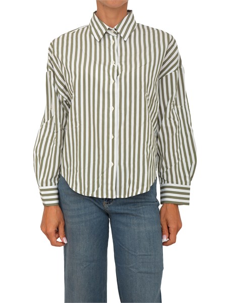 camicia emmuggioso di emme marella a righe verdi emmuggioso