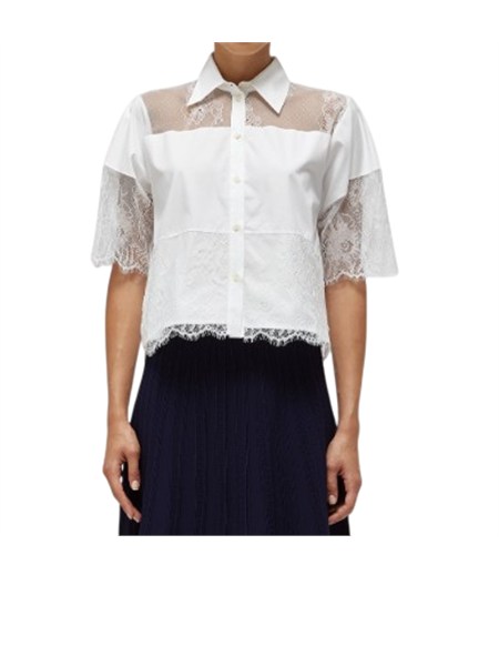 camicia manica corta donna blugirl bianco ra6142t544a