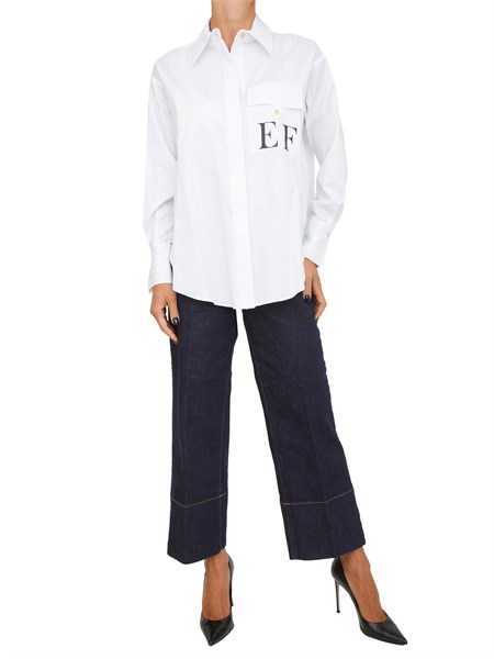 camicia manica lunga donna elisabetta franchi bianco ca12156e2