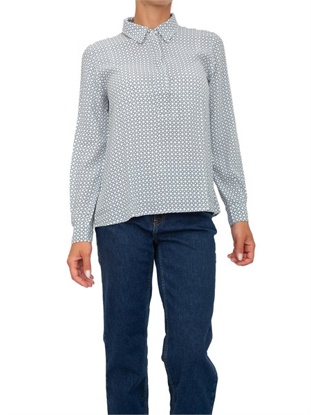 camicia manica lunga donna emme marella bianco ossido