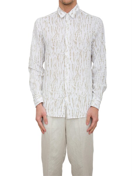 camicia manica lunga uomo antony morato beige mmsl00628fa430641