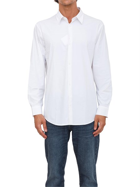 camicia manica lunga uomo armani exchange bianco xm001567af19193