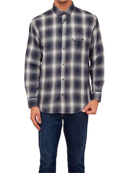 camicia manica lunga uomo armani exchange fantasia 6lzcl5znwpz