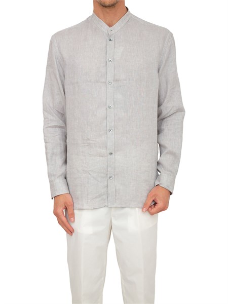 camicia manica lunga uomo emporio armani grigio d41smgd10f9