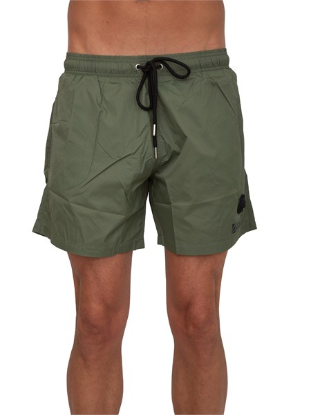 costume boxer plein sport swim in tessuto tecnico verde ps26mbm01