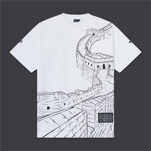 DOLLY NOIRE DOLLY NOIRE Ts694 Tee Wht Chinese Wall Bianco Uomo in T-shirt
