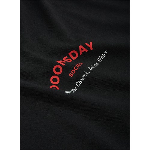 DOOMSDAY DOOMSDAY Tsh0345 Tee Blk Holy Pasta in T-shirt
