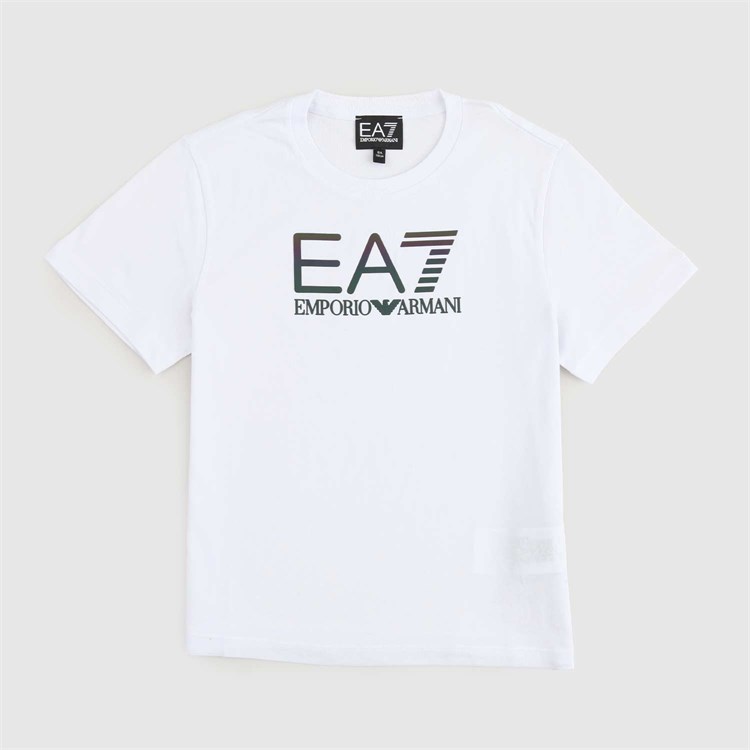 EA7 EMPORIO ARMANI EA7 EMPORIO ARMANI 3DBT53 Bj02Z 1100 T-Shirt Bianco Bambino