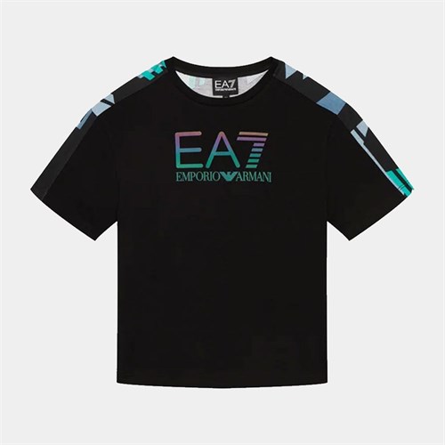 EA7 EMPORIO ARMANI EA7 EMPORIO ARMANI 3DBT54 Bj02Z 1200 T-Shirt Blu-Nero Bambino in T-shirt