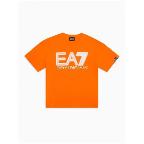 EA7 EMPORIO ARMANI EA7 EMPORIO ARMANI 3DBT57 Bj02Z 1666 T-Shirt Arancio Bambino in T-shirt