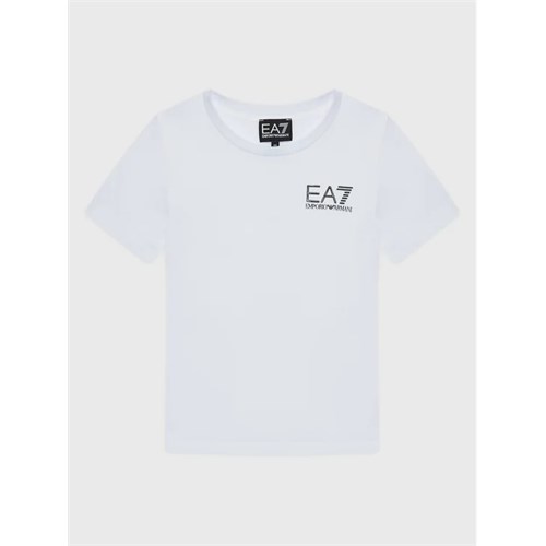 EA7 EMPORIO ARMANI EA7 EMPORIO ARMANI 8NBT51 Bj02Z 1100 Tshirt Bianco Bambino in T-shirt