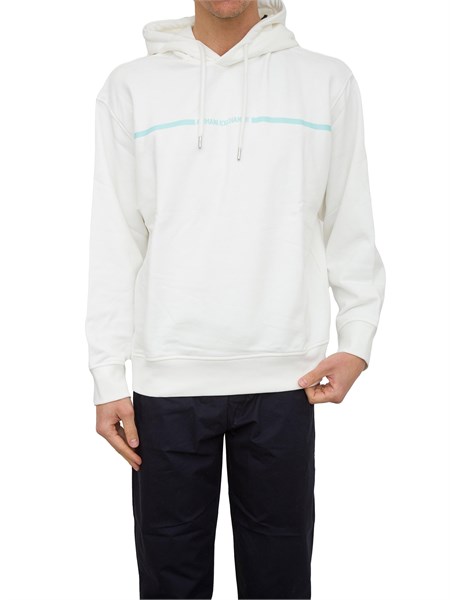 felpa uomo armani exchange bianco 3dzmlfzj4xz