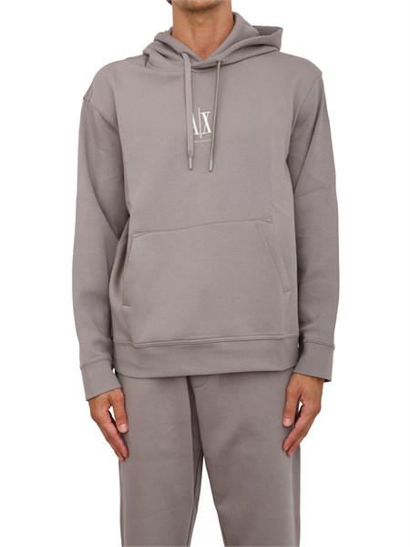 felpa uomo armani exchange taupe xm000369af10818