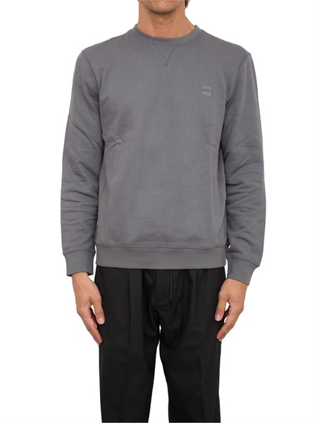 felpa uomo boss grigio westart50509323