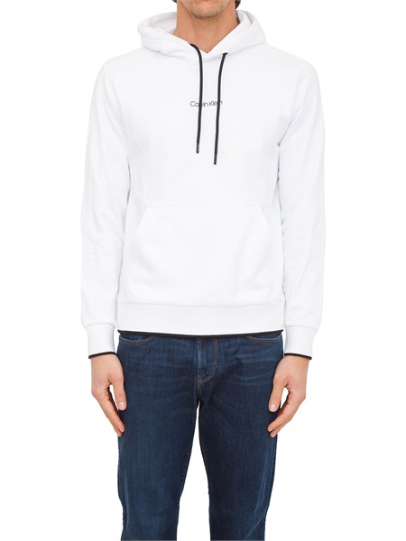 felpa uomo calvin klein bianco k108180