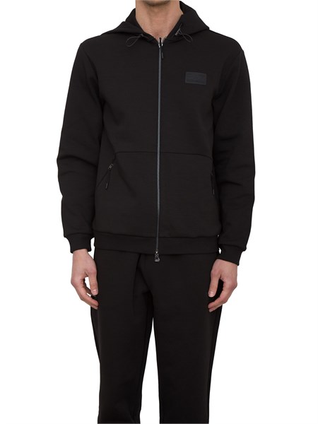felpa uomo ea7 emporio armani nero 7m000094af12116