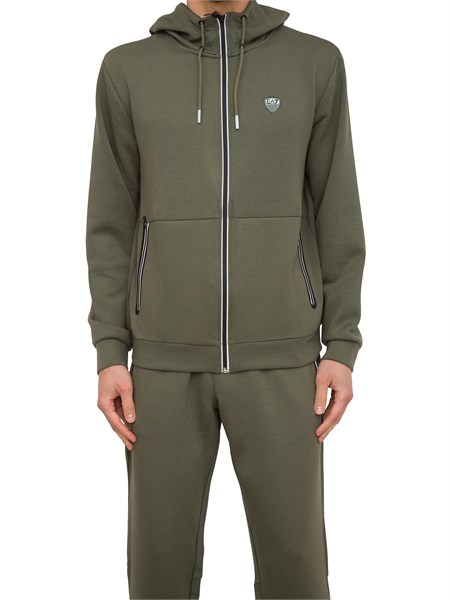 felpa uomo ea7 emporio armani verde 8npm20pj4ez