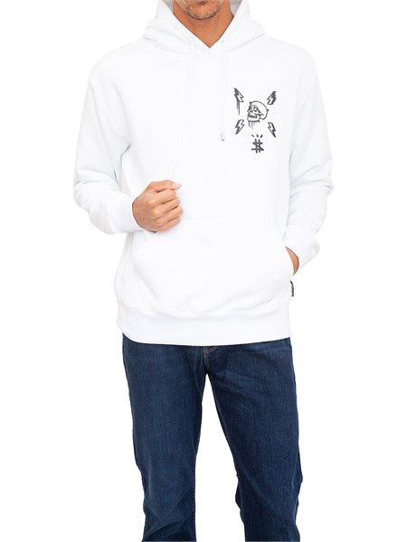 felpa uomo philipp plein bianco mjb2498pjo002n