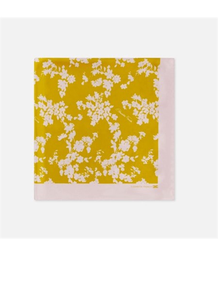 foulard donna elisabetta franchi giallo fo01f51e2