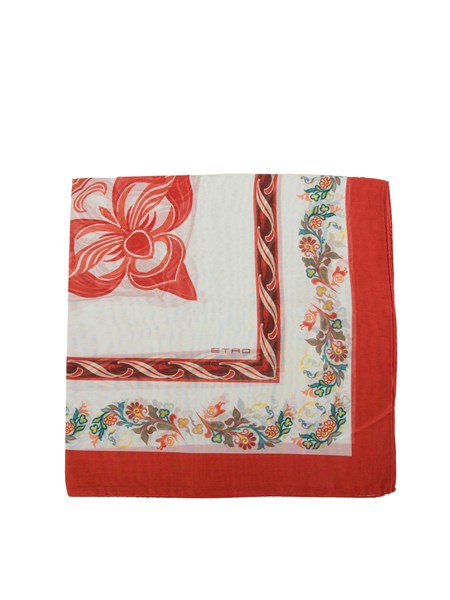 foulard donna etro rosso waya0001av402