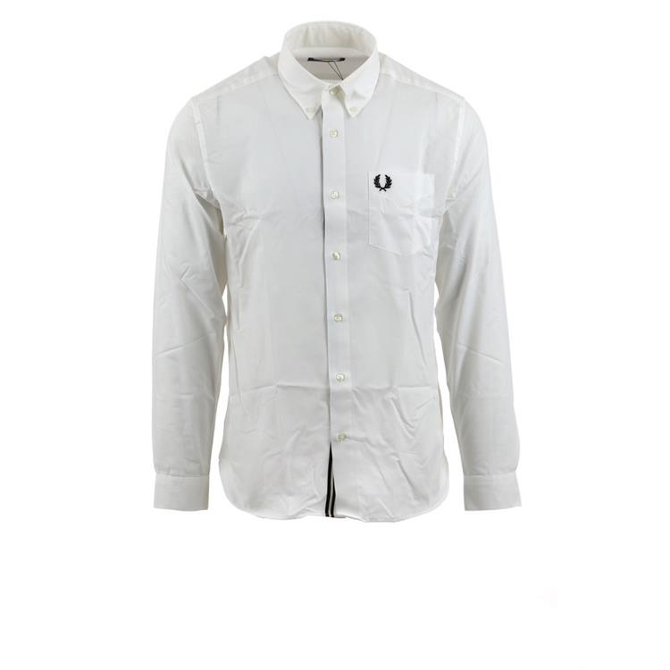 FRED PERRY FRED PERRY M5650 129 Camicia Man Lunga Bianco Uomo