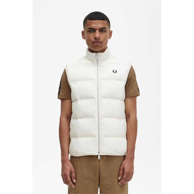 FRED PERRY FRED PERRY J4566 560 Gilet Bianco Uomo