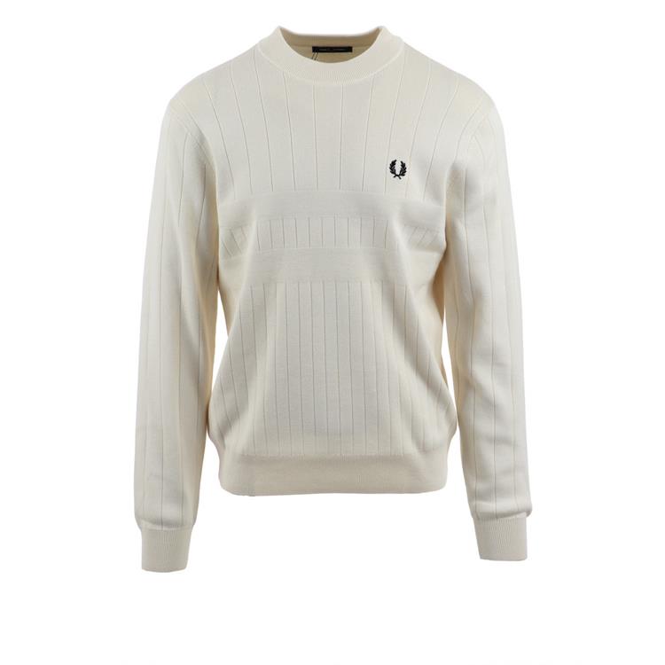 FRED PERRY FRED PERRY K5546 560 Maglione Bianco Uomo