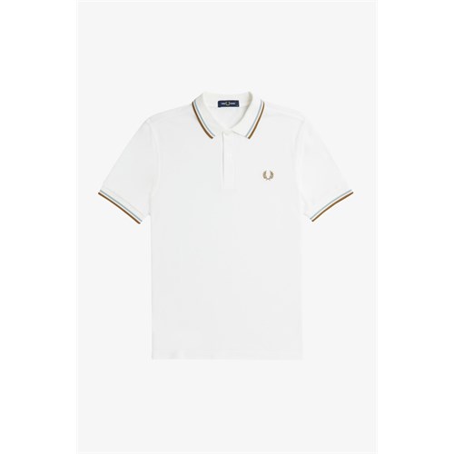 FRED PERRY FRED PERRY M3600 V21 Polo Mc Bianco Uomo in Polo