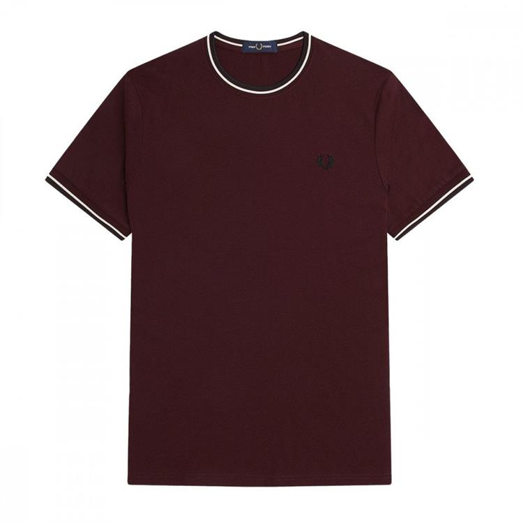 FRED PERRY FRED PERRY M1588 R80 Tshirt Rosso Uomo