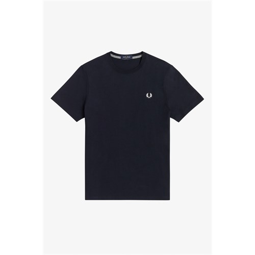 FRED PERRY FRED PERRY M1600 608B T-Shirt Crew Neck Blu Uomo in T-shirt