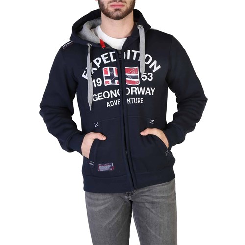GEOGRAPHICAL NORWAY GEOGRAPHICAL NORWAY Flag Man Blue in Maglioni