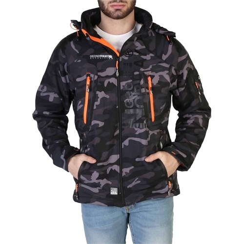 GEOGRAPHICAL NORWAY GEOGRAPHICAL NORWAY Techno-Camo Man Black-Orange in Giacche
