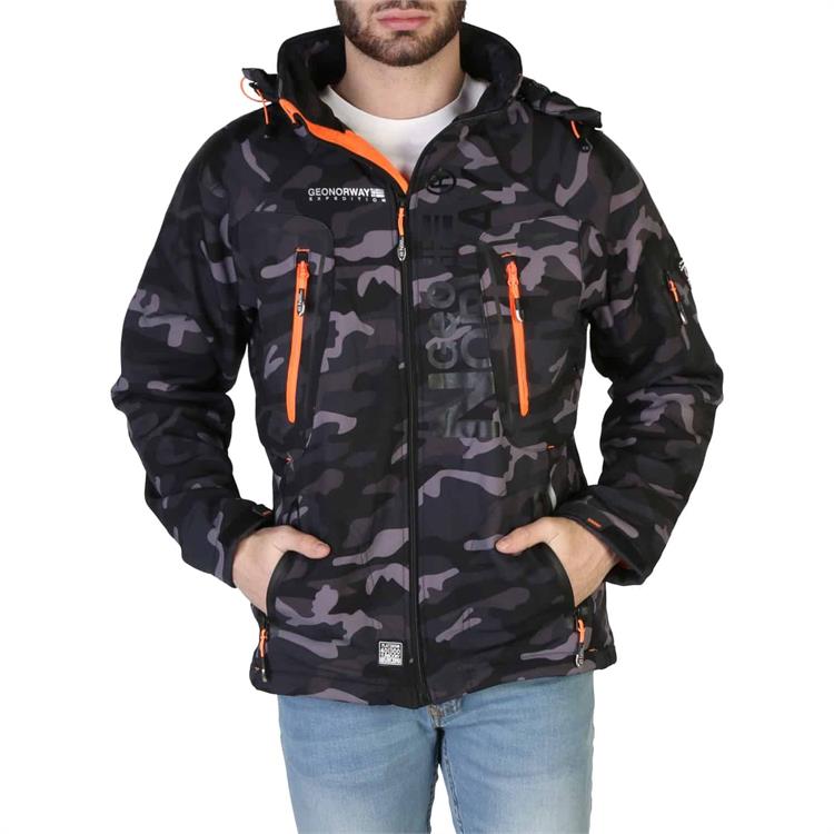 GEOGRAPHICAL NORWAY GEOGRAPHICAL NORWAY Techno-Camo Man Black-Orange