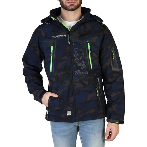 GEOGRAPHICAL NORWAY GEOGRAPHICAL NORWAY Techno-Camo Man Blue-Green in Giacche