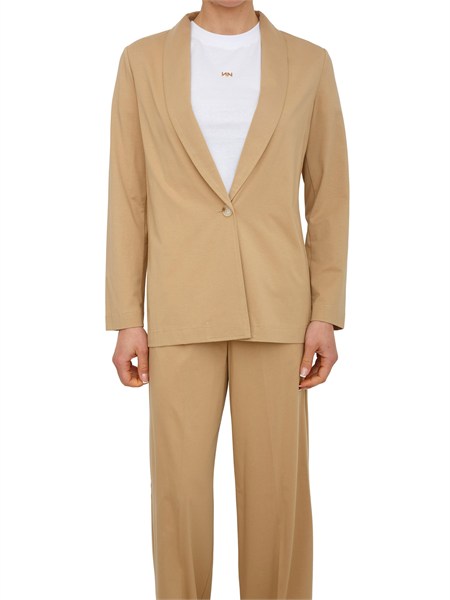 giacca bless nenette in tessuto beige 41bb bless