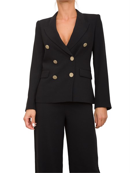 giacca doppiopetto donna armani exchange nero 6dyg34yn4yz