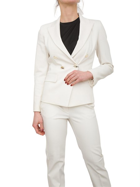 giacca doppiopetto donna emme marella bianco helier1