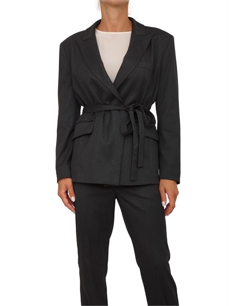 giacca monopetto donna emme marella grigio val