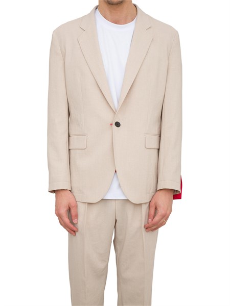 giacca monopetto uomo boss beige kris242x1 wg50514110